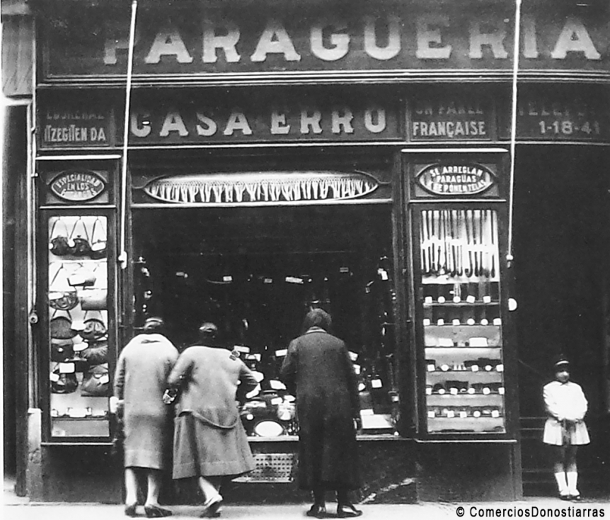 Erro, un comercio centenario de San Sebastián